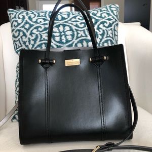 ❌SOLD❌Kate spade  black leather bag .